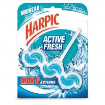 Bloc WC Harpic active fresh - parfum marin - Lot de 6