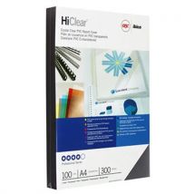 Couvertures GBC Highclear - A4 - 300 microns - transparent - boîte de 100