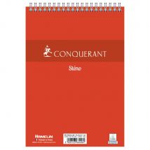Bloc de bureau sténo 001 Hamelin - format A5 14,8 x 21cm - 180 pages - réglure travers