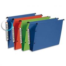 Dossiers suspendus en polypro Esselte - pour armoire - fond 50 mm - coloris assortis - lot de 10
