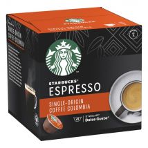 Café Espresso Colombia Starbucks Dolce Gusto - Boîte de 12 capsules