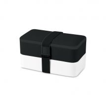 Lunchbox 2 Étages Little Balance - 1200 Ml - Blanc Et Noir