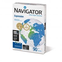 Papier Navigator Expression - blanc - A4 - 90 grammes - Ramette Papier de 500 feuilles - Lot de 5