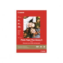 Canon Photo Paper Plus Glossy II PP-201 - brillant - A3 (297 x 420 mm) - 20 feuille(s) papier photo - pour PIXMA iX4000, iX5000, iX7000, PRO-1, PRO-10