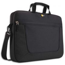 Sacoche classique PC portable de 15 à 16,3 pouces à compartiments - nylon - 44,3x 33,2x 5,5 cm - noir