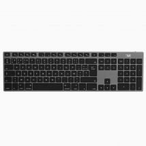 Clavier sans fil Iclick Tnb - pour Mac - bluetooth - noir/gris