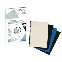 Plats de couverture PVC Pergamy - A4 - 300 microns - transparents - boîte de 100