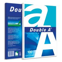 Papier Double A CIE 165 - extra blanc - 80 g - A4 - Ramette Papier de 100 feuilles - Lot de 24