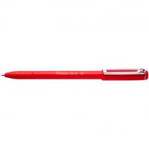 Stylo bille Pentel Izee à capuchon - Pointe large 1 mm - Rouge - Lot de 2