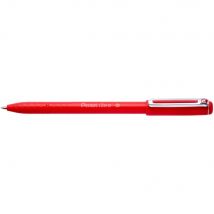 Stylo bille Pentel Izee à capuchon - Pointe large 1 mm - Rouge - Lot de 2