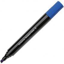 Marqueur Permanent - Pointe Biseautée 1,5 - 5 Mm - Bleu - Lot De 2