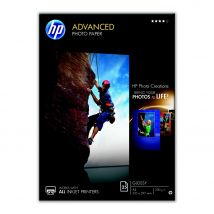 HP Advanced Glossy Photo Paper - brillant - A4 (210 x 297 mm) - 250 g/m² - 25 feuille(s) papier photo - pour Envy 50XX; Ink Tank Wireless 410; 
