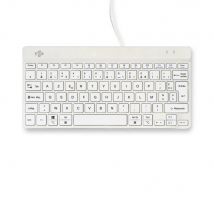 R-go tools clavier ergonomique r-go compact break, clavier compact avec logiciel de pause,azerty (fr), filaire, blanc