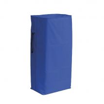 Protège sac poubelle 120l en PVC - Bleu