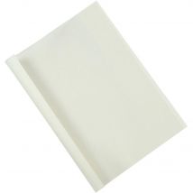 Couvertures thermiques Fellowes - A4 - 12 mm - 150μ+200g - blanches - boîte de 100