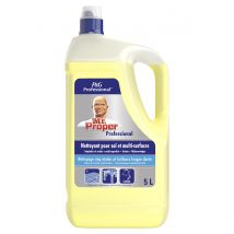 Nettoyant multi-usages Mr Proper - formule professionnelle - parfum fraicheur citron - bidon de 5L