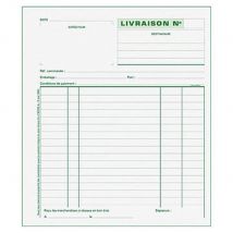 Carnet De Bons De Livraison Manifold, 50 Feuilles Autocopiantes, 2 Exemplaires Sans Carbone, 180 X 210 Mm (bloc 50 Feuilles) - Lot De 5