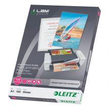 Pochette de plastification Leitz A4 UDT - transparente - 125 μ - paquet 100 unités