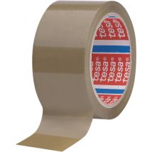 Ruban adhésif d'emballage tesapack polypropylène 46 microns - 50 mm x 66 m - havane - Lot de 6