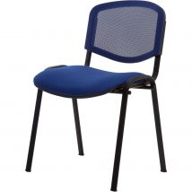Chaise de réunion & visiteur One - maille filet,tissu - bleu