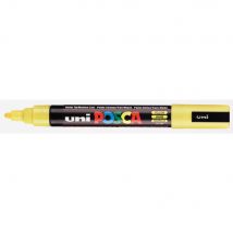 Marqueur peinture à l'eau Posca PC-5M - pointe conique polyester moyenne 2,5 mm - jaune - Lot de 2