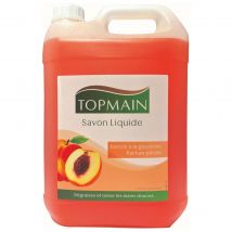 Savon liquide Pêche bidon 5L - bouteille 500 centilitres