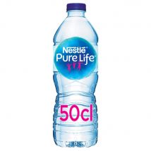 Bouteille d'eau de source Nestlé Pure Life - 50 cl - Lot de 24