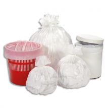 Sacs poubelles blancs - 5-6 litres - 10 microns - lot de 1000 sacs