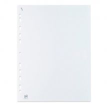 Boite de 100 pochettes perforées QUICK'IN en polypro 7/100ème - format A4 incolore