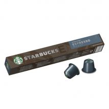 Espresso Roast Starbucks pour machine Nespresso - intensité n°11 - paquet de 10 capsules