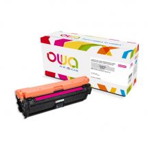 Toner remanufacturé OWA compatible HP 651A - Magenta