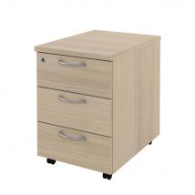 Caisson mobile E-link direction - 3 tiroirs - chêne