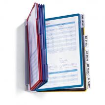 Support Mural Durable Vario - 10 Pochettes Pour Format A4