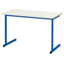 Table de formation classique 2 places - sable,bleu