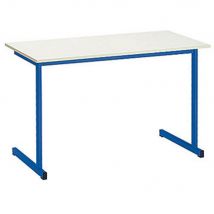 Table de formation classique 2 places - sable,bleu