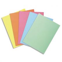 Sous-chemise Exacompta Super 60 - 60 g - coloris assortis pastels - 22 x 31 cm - paquet de 250