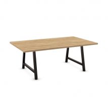 Table de conférence Prisme - L200 x L120 cm - chêne Nebraska