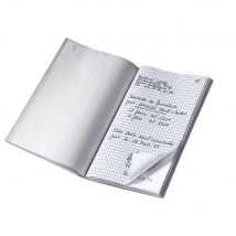 Manifold Autocopiant Quadrillé - 14,8 X 10,5 Cm - Tripli - Bloc 50 Feuilles - Lot De 10