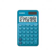 Calculatrice de poche Casio - 10 chiffres - bleue