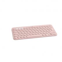 Clavier sans fil Logitech K380 multimedia - Bluetooth - Rose