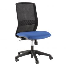 Siège de bureau Walden - résille - tissu bleu - hauteur réglable