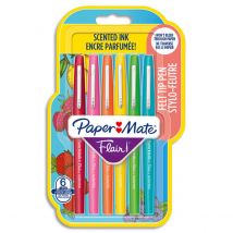 Feutre Papermate flair senteur - coloris assortis - blister de 6