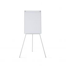 Chevalet De Conférence Effaçable À Sec Standard - Hauteur Réglable - Magnétique - Surface Laquée - Cadre En Plastique - 700 X 1 000 Mm