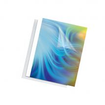 Couvertures thermiques Fellowes - A4 - 4 mm - 150μ+200g - blanches - boîte de 100