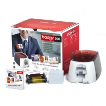 Imprimante de badges Evolis Badgy 200 - impression simple face - 95 cartes à l'heure