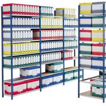 Rayonnage Archives Brio - Double Face - L 100 X P 70 Cm - Élément Départ