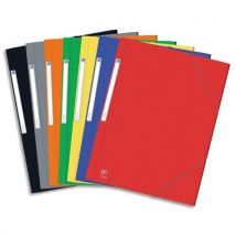Chemise simple à élastique "42091" de Elba - carte lustrée 5/10e - coloris assortis - Lot de 50