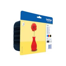 Brother LC-121 Value Pack - Noir, jaune, cyan, magenta - originale - blister - cartouche d'encre - pour Brother DCP-J132, DCP-J152, DCP-J552, DCP-J752