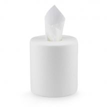 Papier d'essuyage RAJA double épaisseur - 450 feuilles - Blanc - Lot de 6