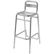 Tabouret haut restauration Diana - inox